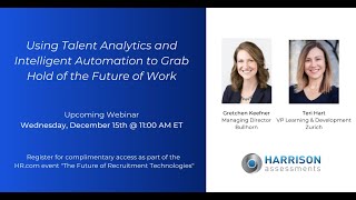 Using Talent Analytics and Intelligent Automation to Grab Hold of the Future of Work