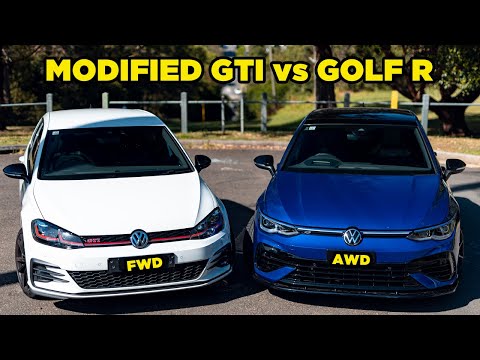 FWD vs AWD Race | MK8 Golf R vs Modified MK7 GTI [The Dream Crusher]