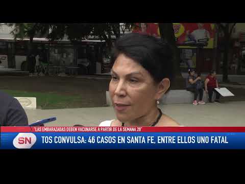 Tos Convulsa 46 casos en Santa Fe. Entre ellos uno fatal en el departamento Rosario.