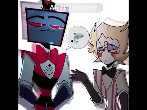 Space🤝✅ /ft:Vox,Lucy,Ivy and Alastor/cr:lynchy_pops/#Alastor#Morningstar#Vox#Ivy