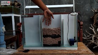 #304 Membuat filter Aquascape murah hasil wah,AIR SEBENING CRYSTAL BRO