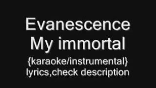 Evanescence - My Immortal {instrumental/karaoke}