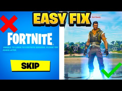 "Unable To Login To Fortnite Servers" (WORKING FIX) - How To Fix Chapter 3 Que Times and Login Issue