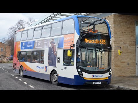 Top Deck View: Stagecoach North East 10651 (SN16OZP) Alexander Dennis Enviro 400 MMC