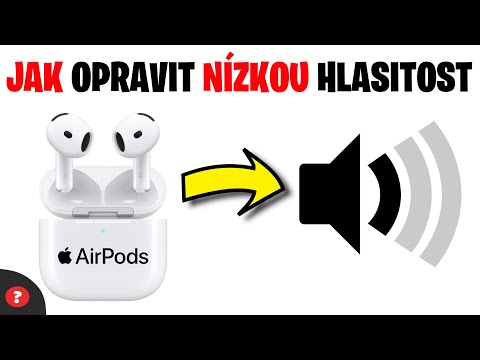 Jak opravit nízkou hlasitost AirPods sluchátek | Návod | AirPody