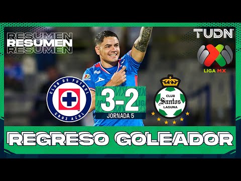 Highlights and goals - Cruz Azul 3-2 Santos | Liga MX - Matchday 5 2025 | TUDN