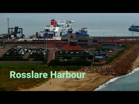 Rosslare Harbour,Wexford, Ireland Drone footage