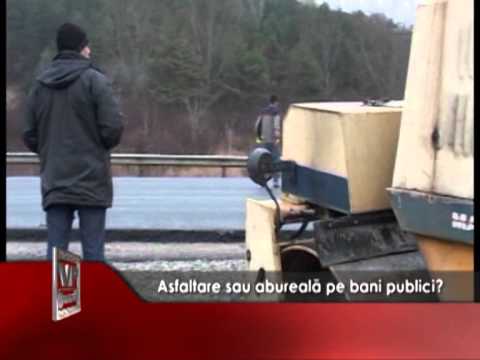 Asfaltare sau abureală pe bani publici?