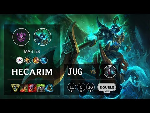 Hecarim Jungle vs Ekko - KR Master Patch 10.10