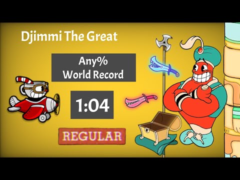 Cuphead - Djimmi The Great Regular Any% [WR] (1:04)