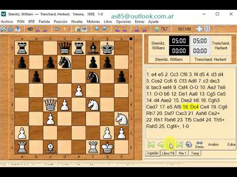 Steinitz william and  trenchard herbert 1 0      047