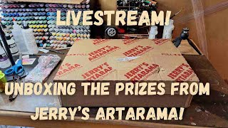 Livestream: Unboxing Paintober Prizes from Jerry's Artarama!