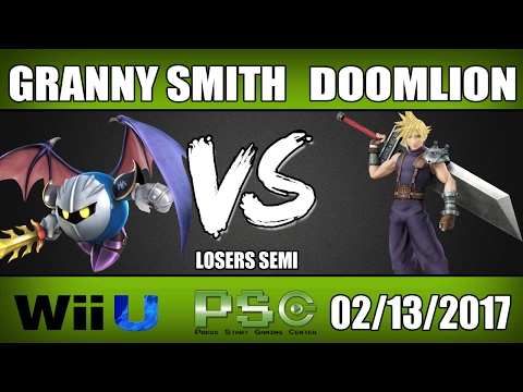 Granny Smith (Meat Knight) vs Doomlion (Cloud) - Wii U Losers Semis - S4M