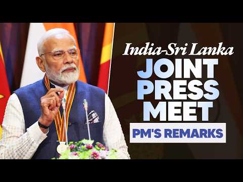 PM Modi's remarks during the joint press meet with President Anura Kumara Dissanayake
