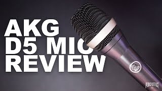 Video thumbnail for AKG D5 Vocal Dynamic Mic Review / Test by Podcastage