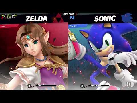 ven (Zelda) vs Sonix (Sonic) | Grand Finals | Smash It Up 93