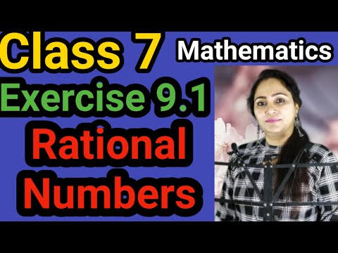 Class 7, Mathematics, Exercise 9.1, Rational Numbers