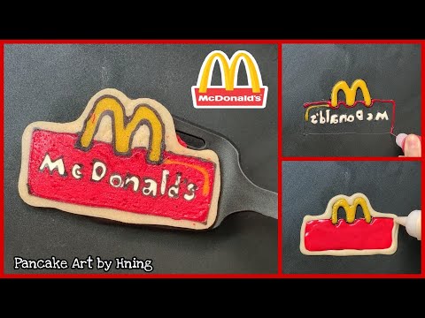 McDonald's Pancake Art - Top food chain brands