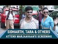 Sidharth Malhotra Tara Sutaria And Others Attend Marjaavaan S Screening