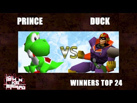 Kansai 2020 - Prince (Yoshi) Vs. Duck (Captain Falcon) Super Smash Bros Top 32 - SSB64