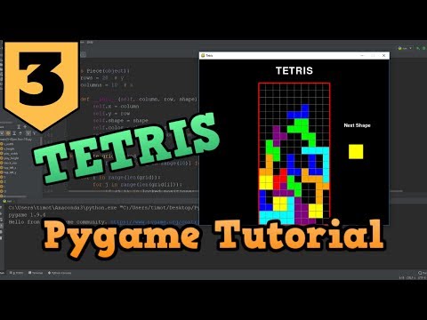 Pygame Tutorial Tetris Part 3