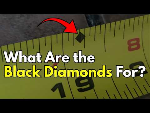 Does Your Tape Measure Have a Black Diamond?