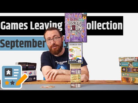 Games Leaving The Collection - September 2023 - Spellbook, Azul, Acquire & More!