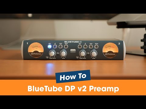 PreSonus Bluetube v2 Dual-Channel Mic / Instrument Preamplifier 2010s - Blue image 5