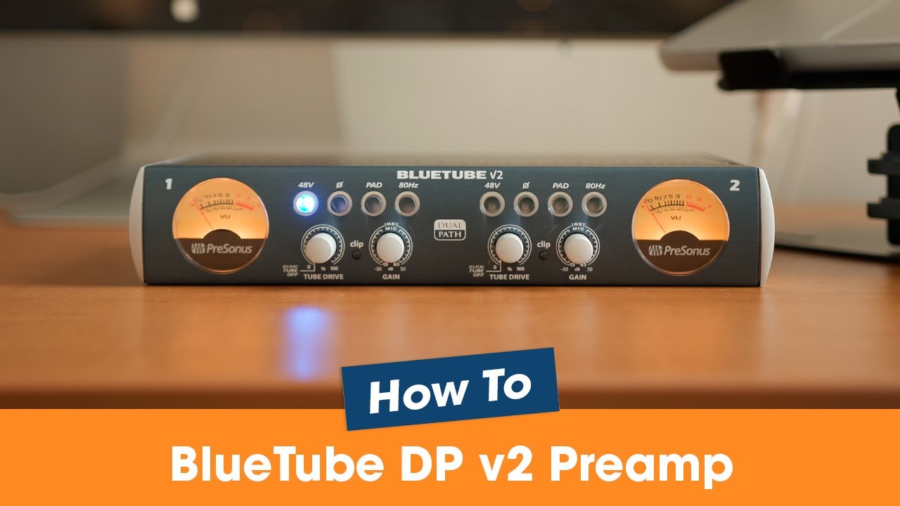 PreSonus BlueTube DP V2 2channel Microphone Preamp TURNKEY MUSIC