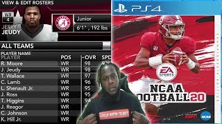 HOW TO UPDATE NCAA Football 14 Rosters to 2019 - 2020 Season (Xbox 360 & PS3)