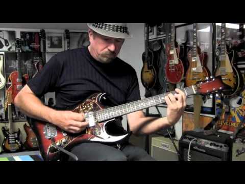 Imperial / Burns Electric Guitar - Made in Japan - 3-Color Sunburst Vintage RARE 60's image 4