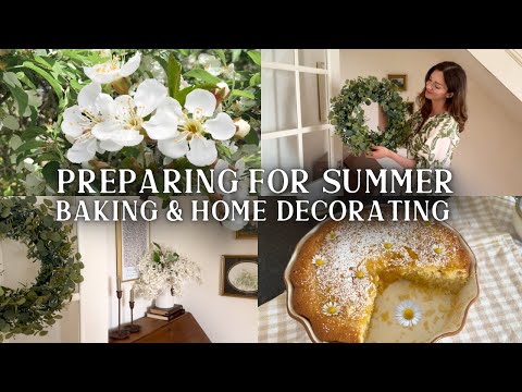 Slow Living in the English Countryside: Preparing for Summer, Cottage Home & Baking Vlog UK
