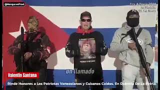 マドゥロ政権を支持する暴力組織コレクティーボのなかでも最も凶暴で影響力をもつとされる「ラ・ピエドリータ」の創設者バレンティン・サンタナ氏が動画で声明を出した。