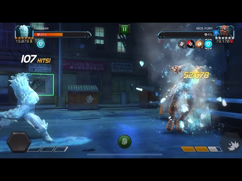 Rank 2 6 Star ICEMAN solos 6.3 Nick Fury boss: The OG is Back! -Mcoc