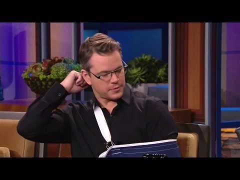 Matt Damon - George Clooney's prank (The Tonight Show)