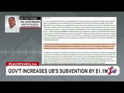 Government Approves $1.1M Boost for University of Belize