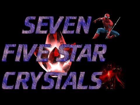 MCOC - Huge Crystal Opening. Seven Five Star Crystals!!!