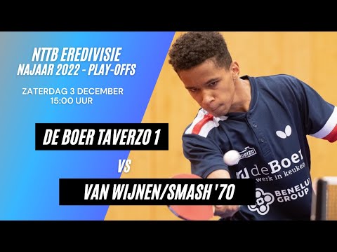 Eredivisie 2022 halve finale play-offs: De Boer Taverzo 1 - van Wijnen/Smash '70 (H)