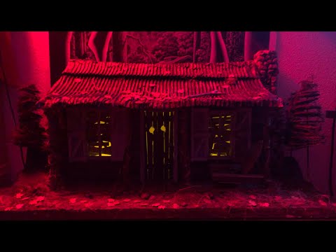 My Evil Dead 2 Cabin dioramas (exterior and interior)