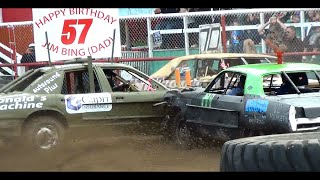 preview picture of video '2014 Armstrong Demolition Derby - Heat 2'