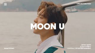 GOT7 (갓세븐) - Moon U | Line Distribution