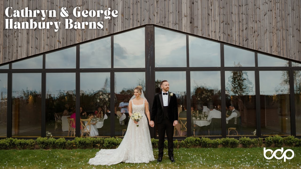 Hanbury Barns wedding photography and film