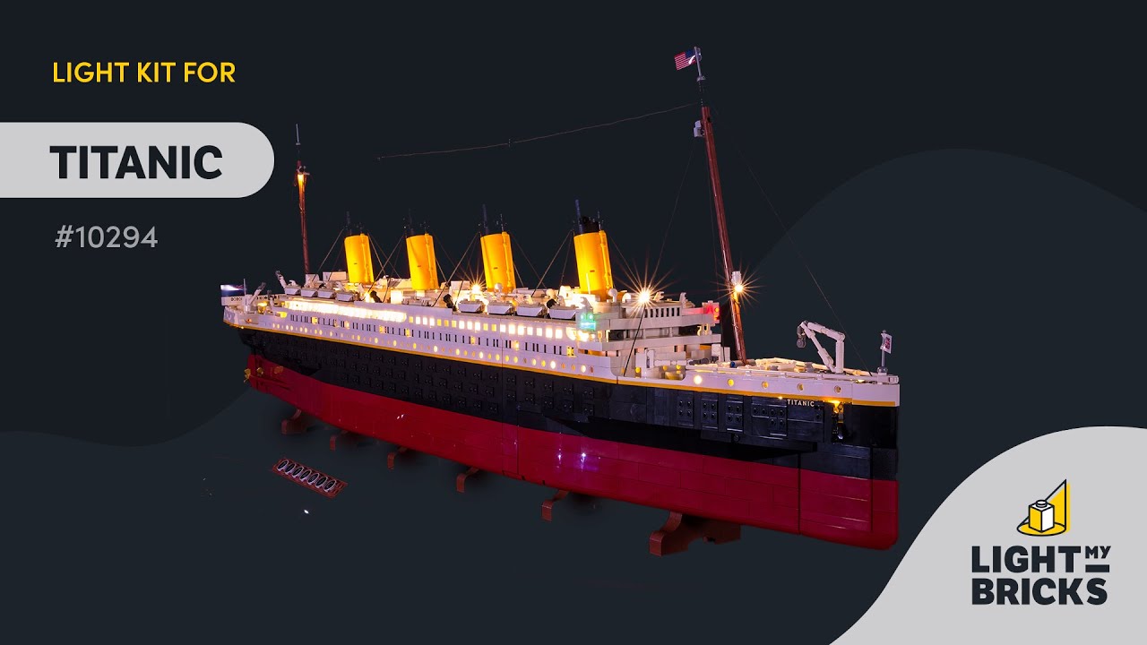 Light My Bricks Lumières-LED pour LEGO® Titanic 10294