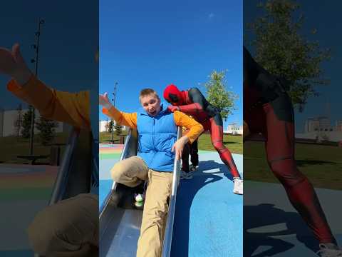 Deadpool saved mini boy😅 #tiktok