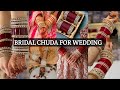 Bridal Chuda Punjabi Traditional Chuda Indian Girls For Wedding Maroon And Golden Colour