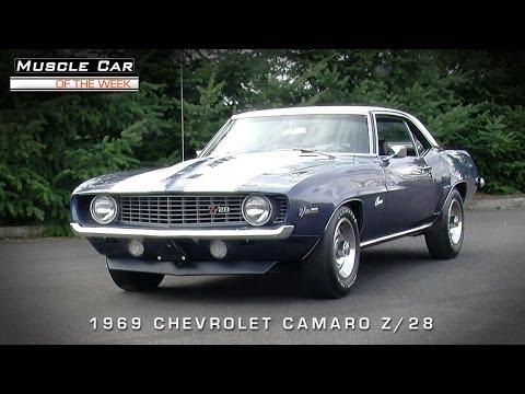 1969 Chevrolet Camaro Z/28 302 Muscle Car Of The Week Video #55