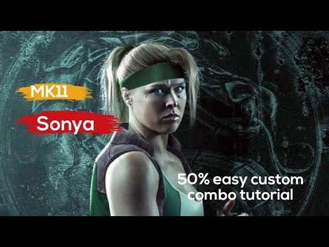 Insane Sonya Unused Combo Tutorial, More Than 550 easy damage from ANTI-AIR : Mortal Kombat 11 SONYA
