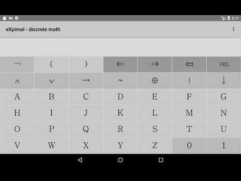 eXpimal - Logic calculator Video