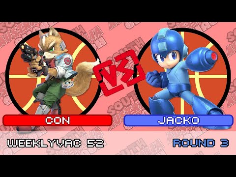 WeeklyVac 52 - SSBU - Con (Fox) vs Jacko (Mega Man)
