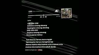 Download lagu CCP lirik lagu | COD (cintamu omong doang) Kane🎶🎵🎶 mp3 Download lagu CCP lirik lagu | COD (cintamu omong doang) Kane🎶🎵🎶 mp3